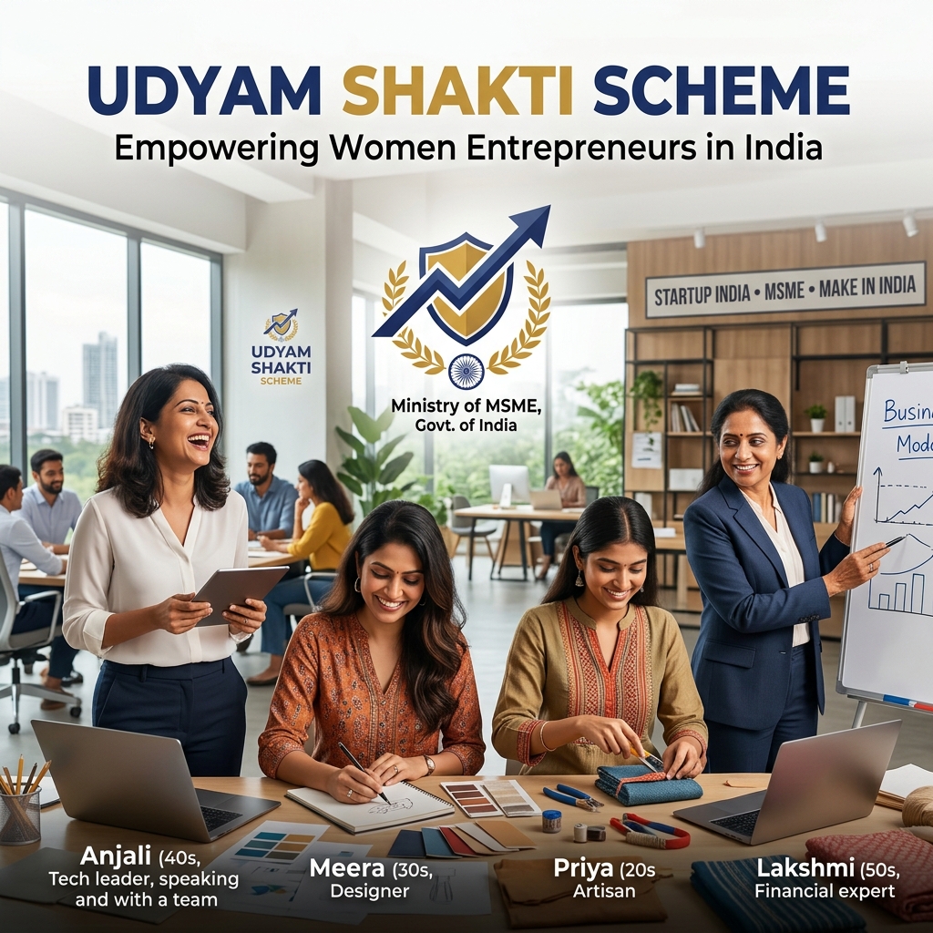 Udyam Shakti Scheme: Empowering Women Entrepreneurs in India